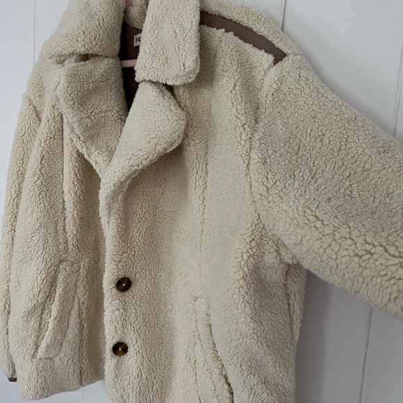 Free People Fuzzy Jacket XL - Picture 3 of 5
